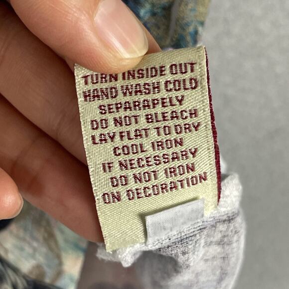 Reba Top Women 2X Burnout Southwestern Rhinestone Aztec Artsy Stretchy Abstract - Picture 7 of 14